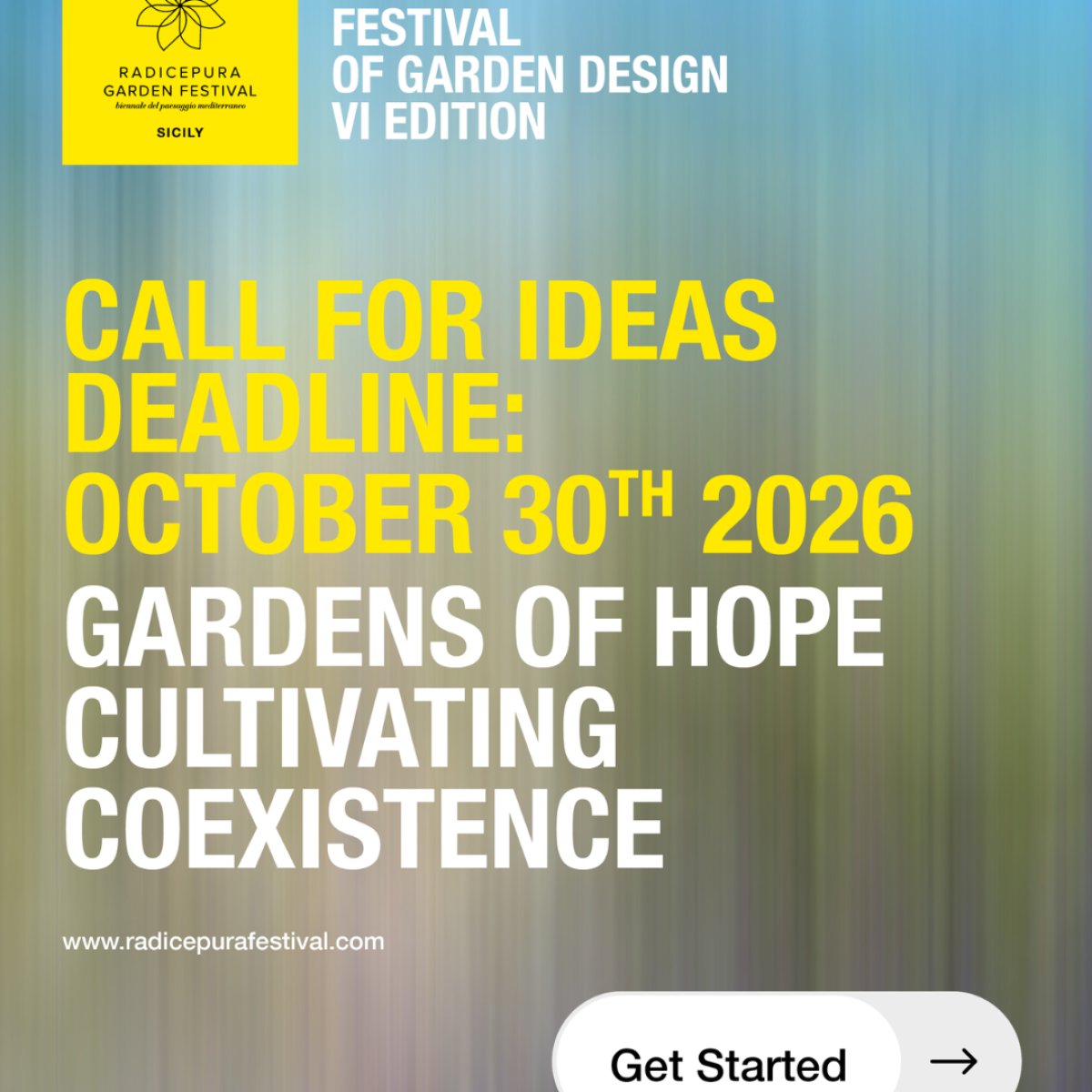 Call for ideas Radicepura Garden Festival VI Edition | Gardens of hope Cultivating Coexistence