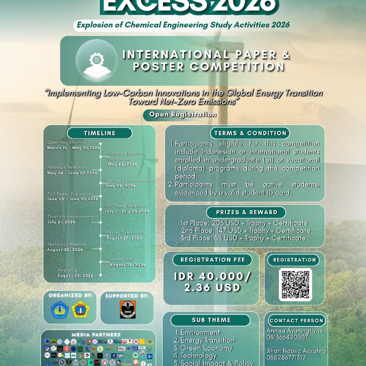 Explosion of Chemical Engineering Study Activities (EXCESS) 2026