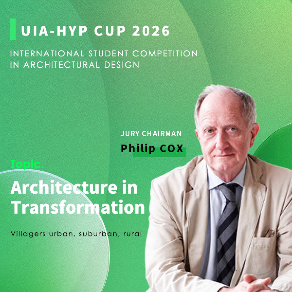 UIA-HYP CUP 2026 International Student Competition in Architectural Design