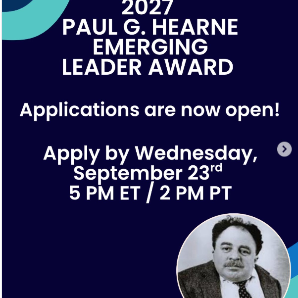 2027 Paul G. Hearne Emerging Leaders Award