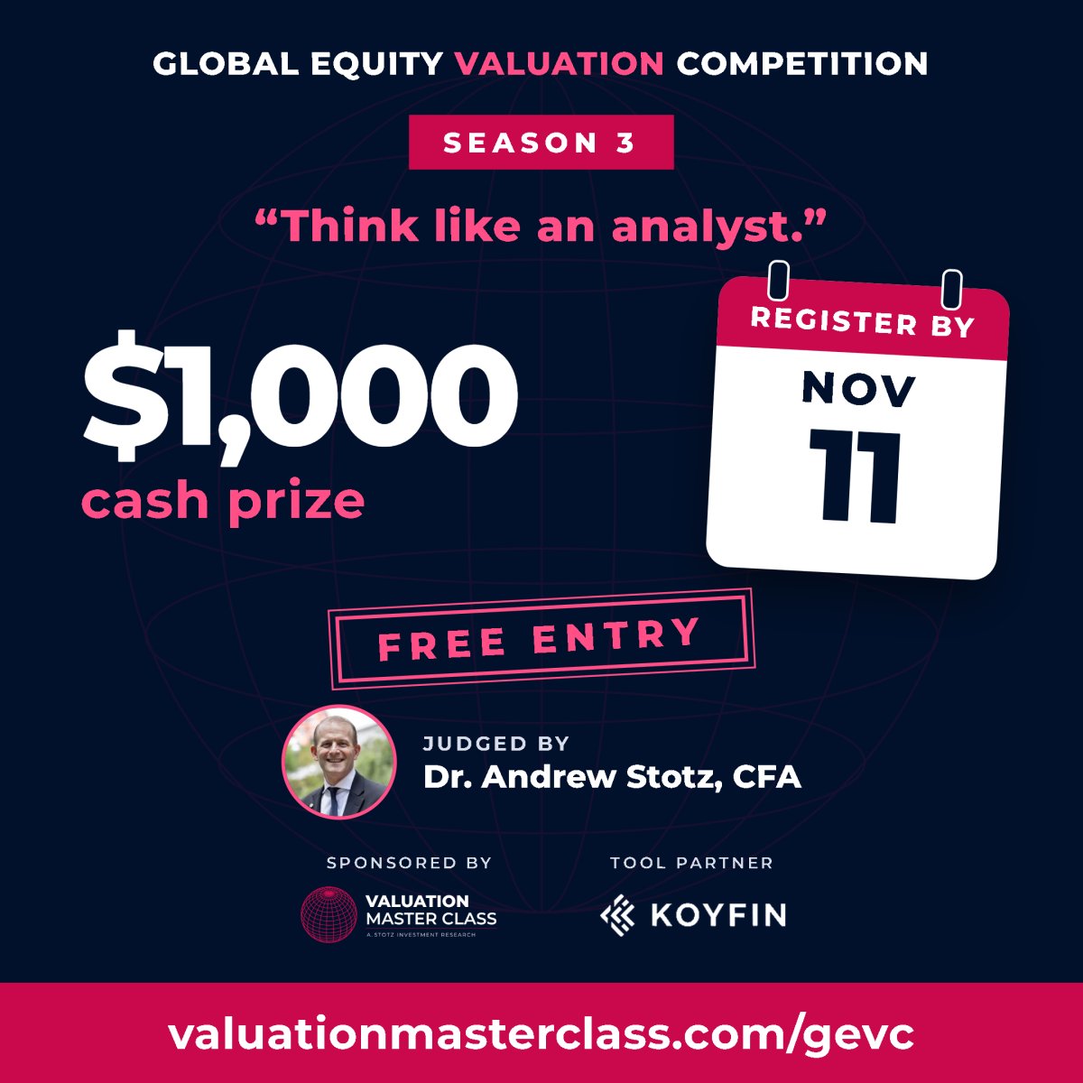 Global Equity Valuation Competition - Season 3