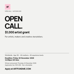 ArtFundMe Autumn 2026: $1,000 Grant for Artists
