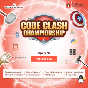 Code Clash Championship Hackathon for Kids